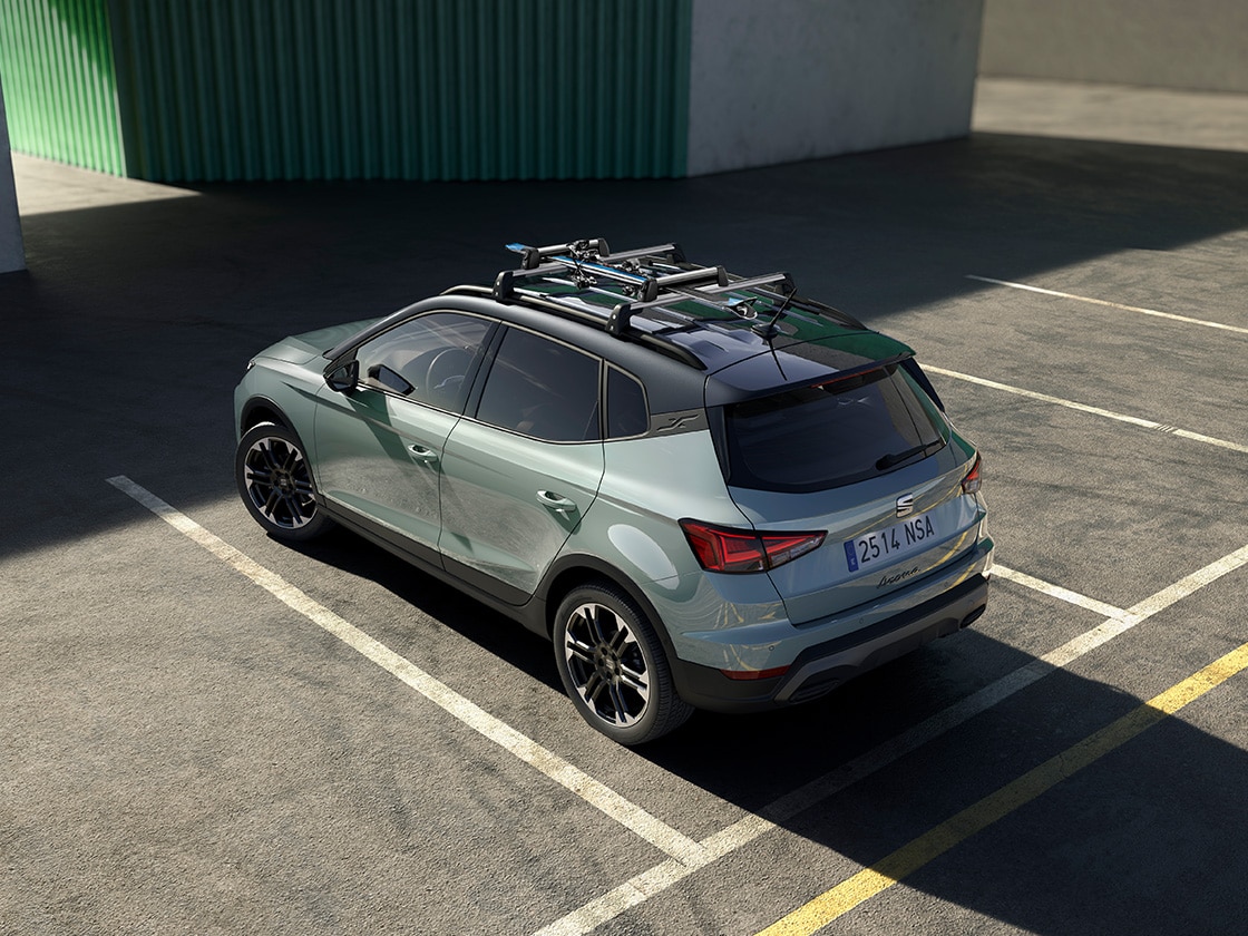 Skidställ monterat på en SEAT Arona