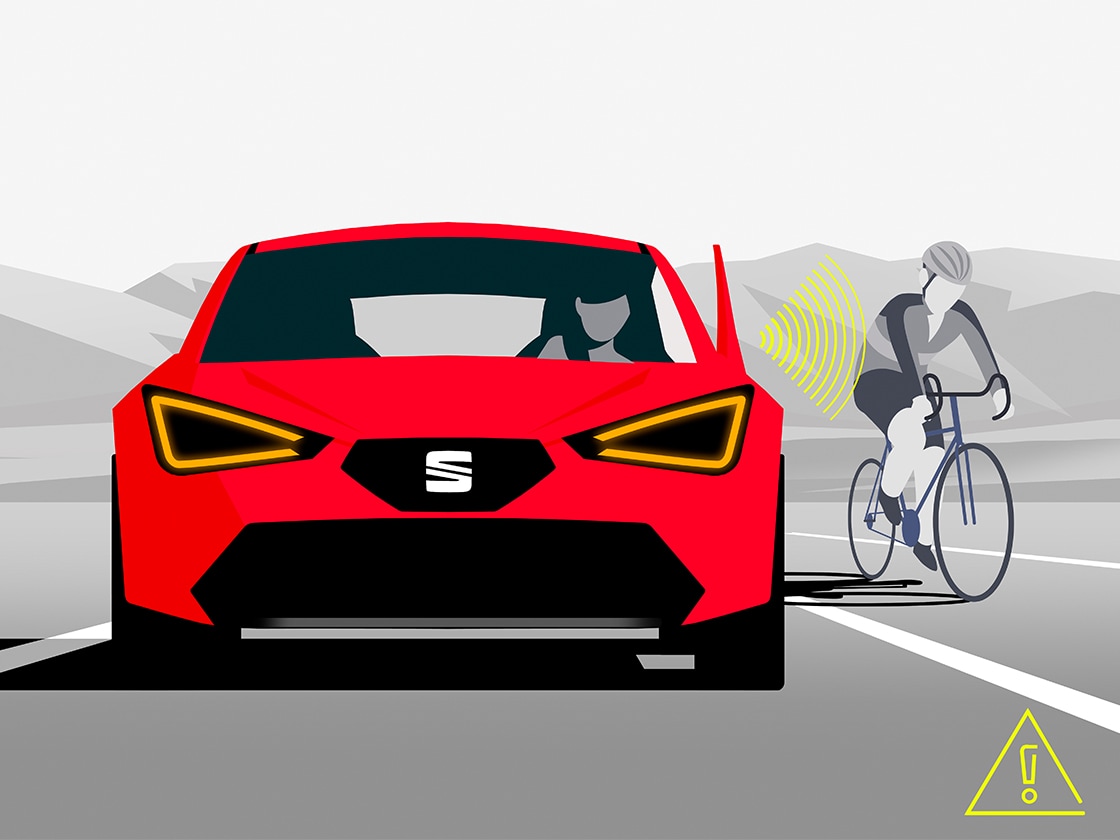 SEAT Ibizas säkerhetssystem side assist