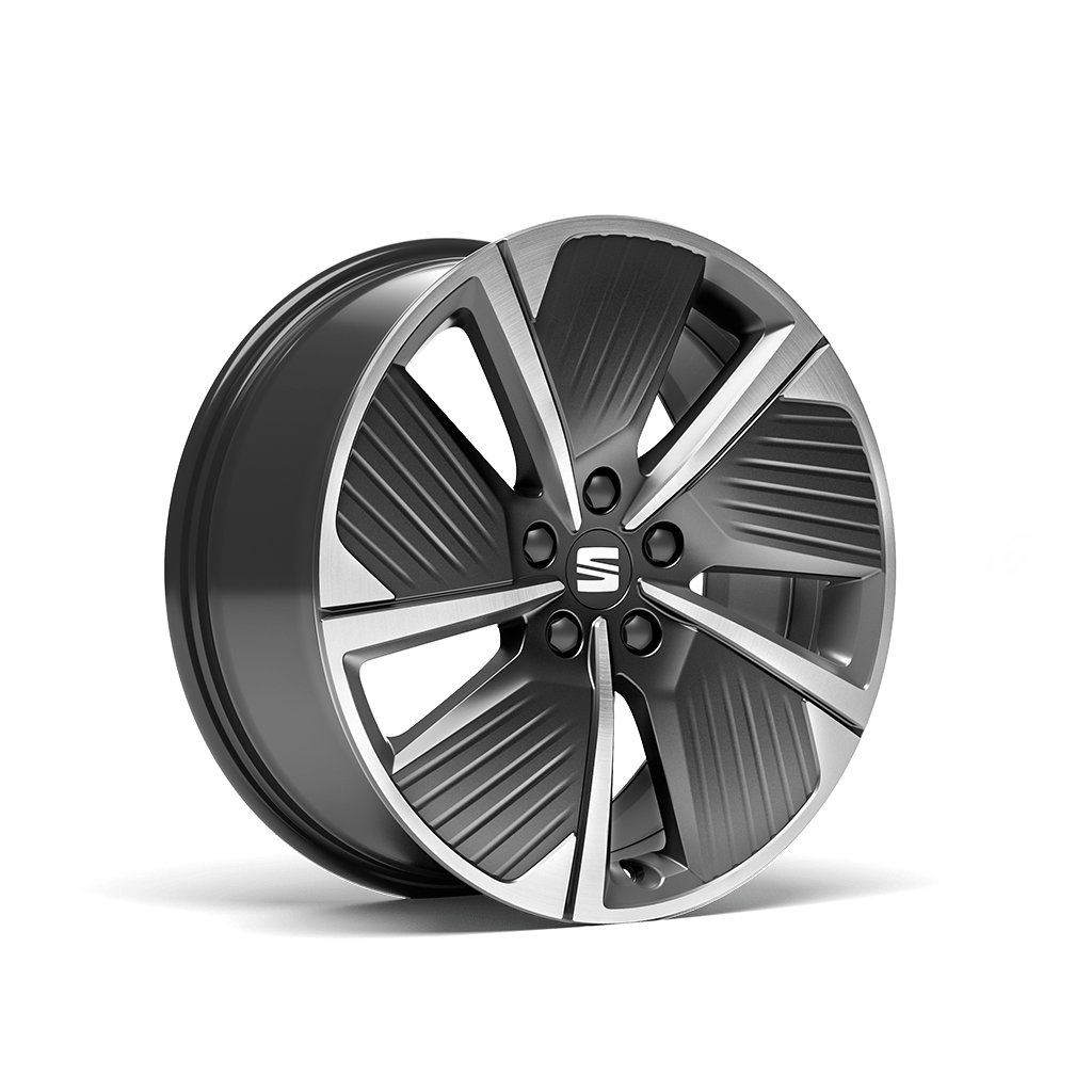  seat leon 18 inch nuclear grey alloy wheel st