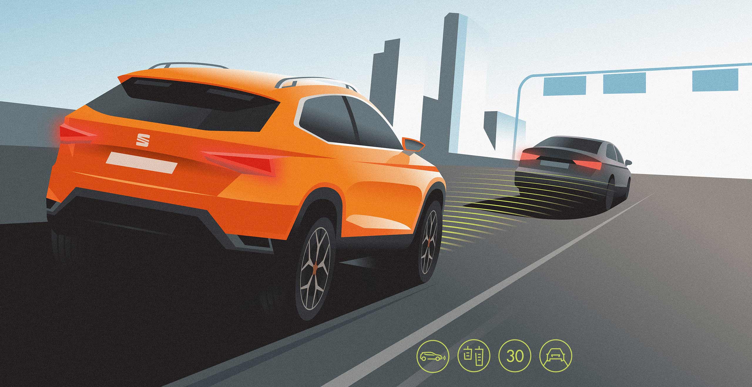 SEAT adaptiv farthållare ACC 