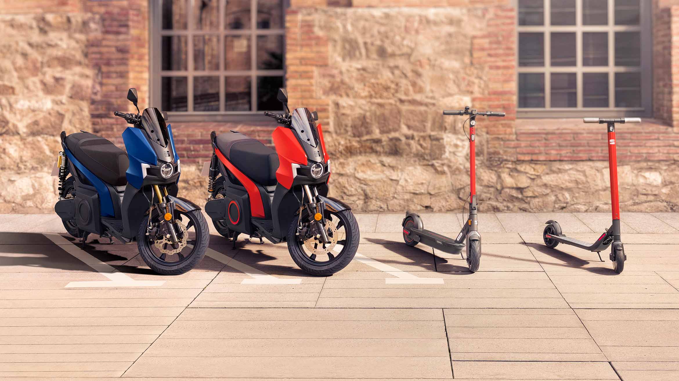 SEAT urbana elmobilitetslösningar SEAT MÓ 125 SEAT MÓ 65 SEAT MÓ 25 elscootrar