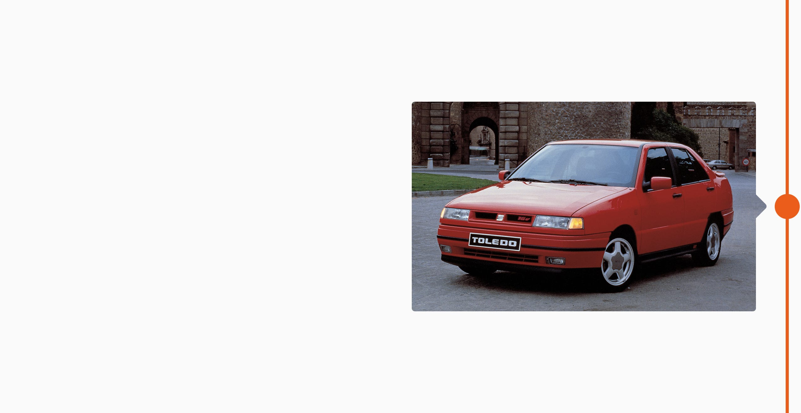 SEAT varumärke historia 1991 - Original SEAT Toledo sedan