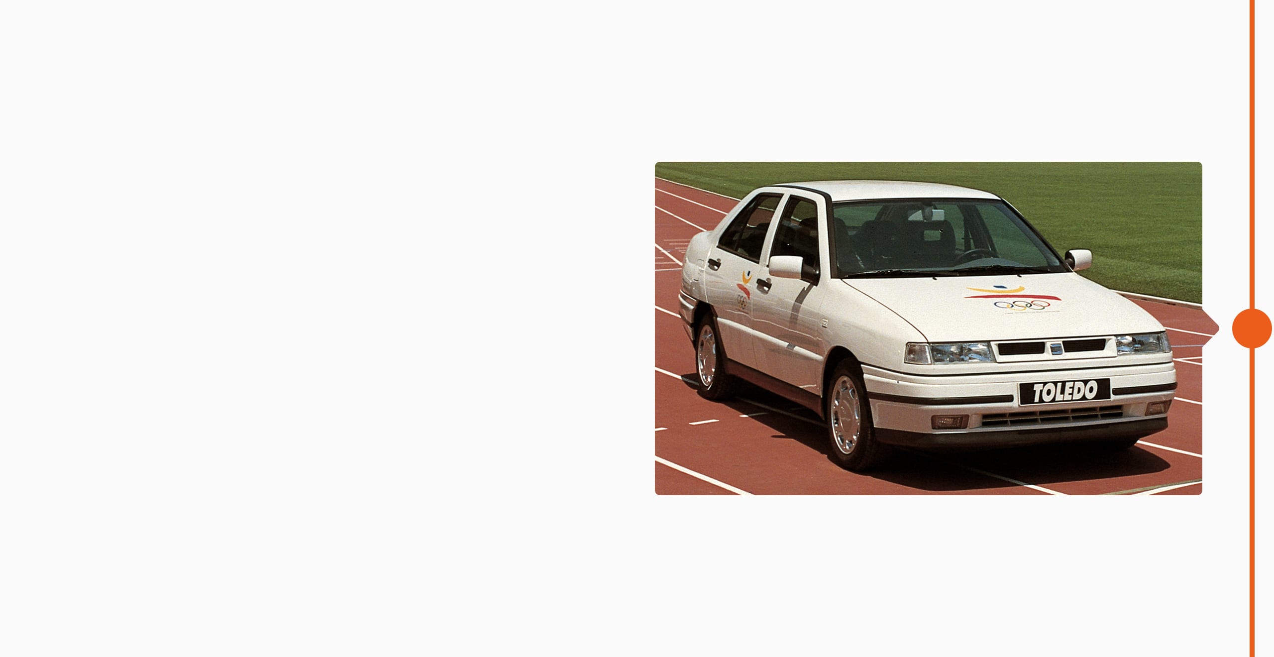SEAT varumärke historia 1992 - Olymiska spelen 1992 SEAT Toledo
